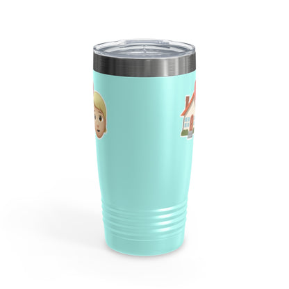 House Lover Light Ringneck Tumbler