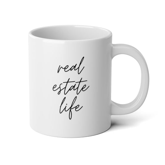 Real Estate Life Elegant Jumbo Mug