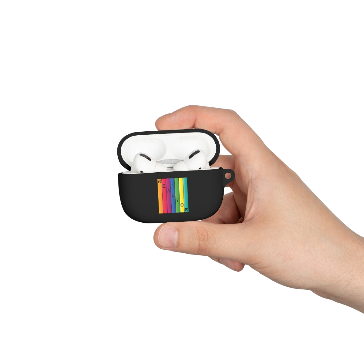 Realtor Colored Bars AirPods Case - Shirty Realtor #shirtyrealtor