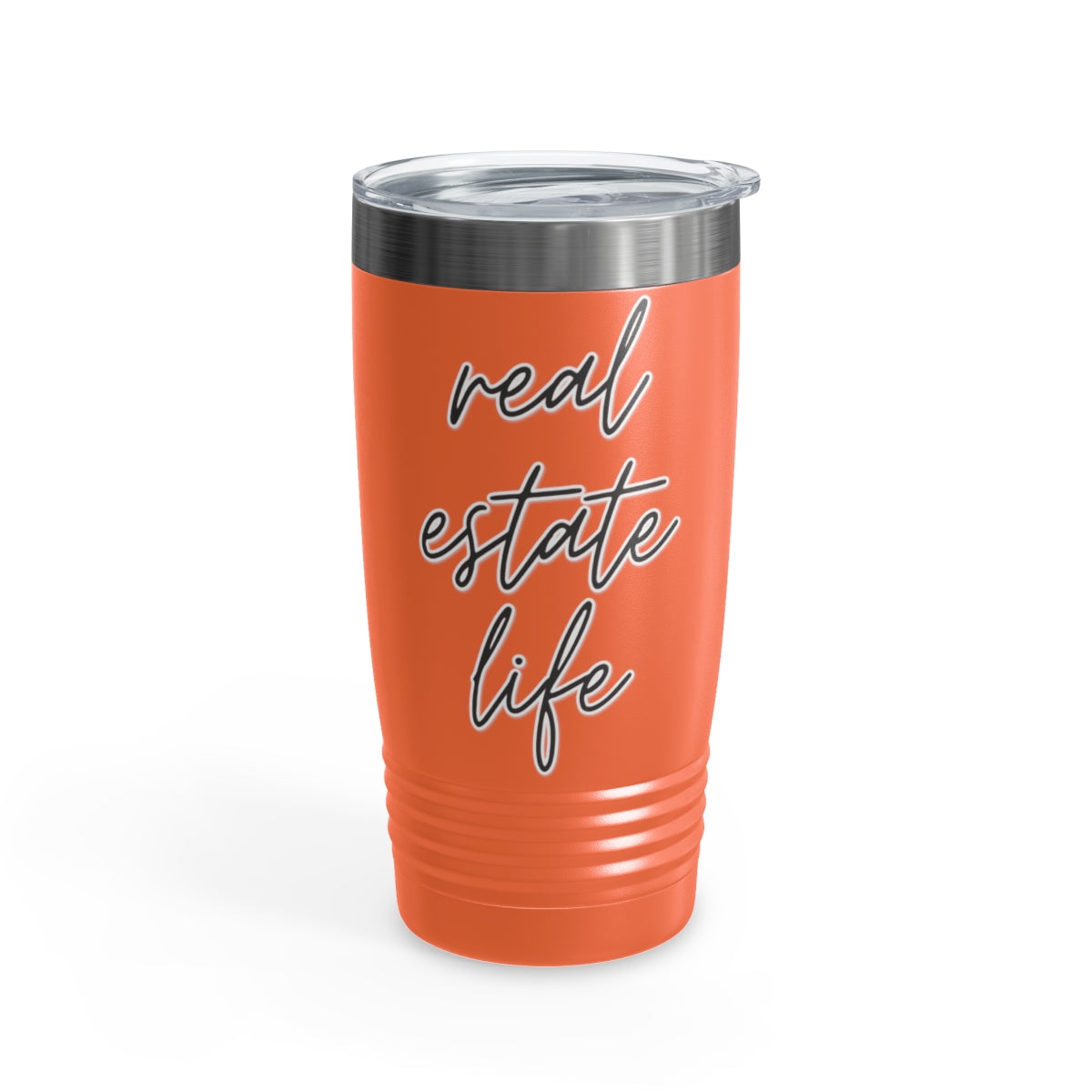 Real Estate Life Elegant Ringneck Tumbler