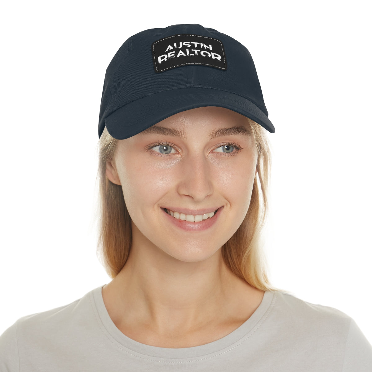 Austin Realtor Skyline Hat with Leather Patch