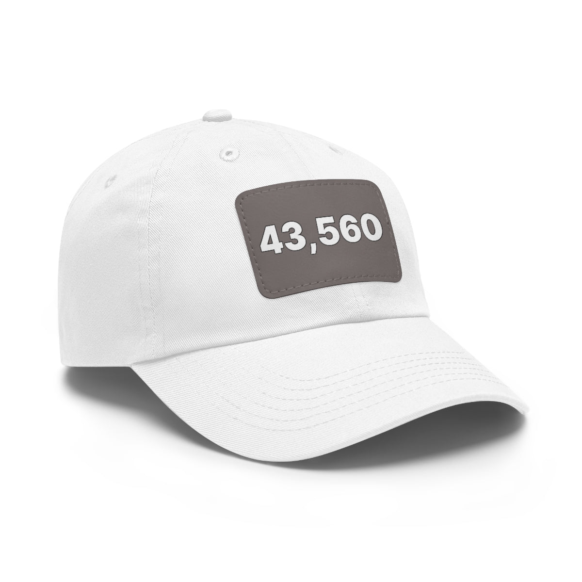 43,560 Hat with Leather Patch