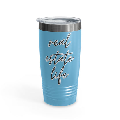 Real Estate Life Elegant Ringneck Tumbler