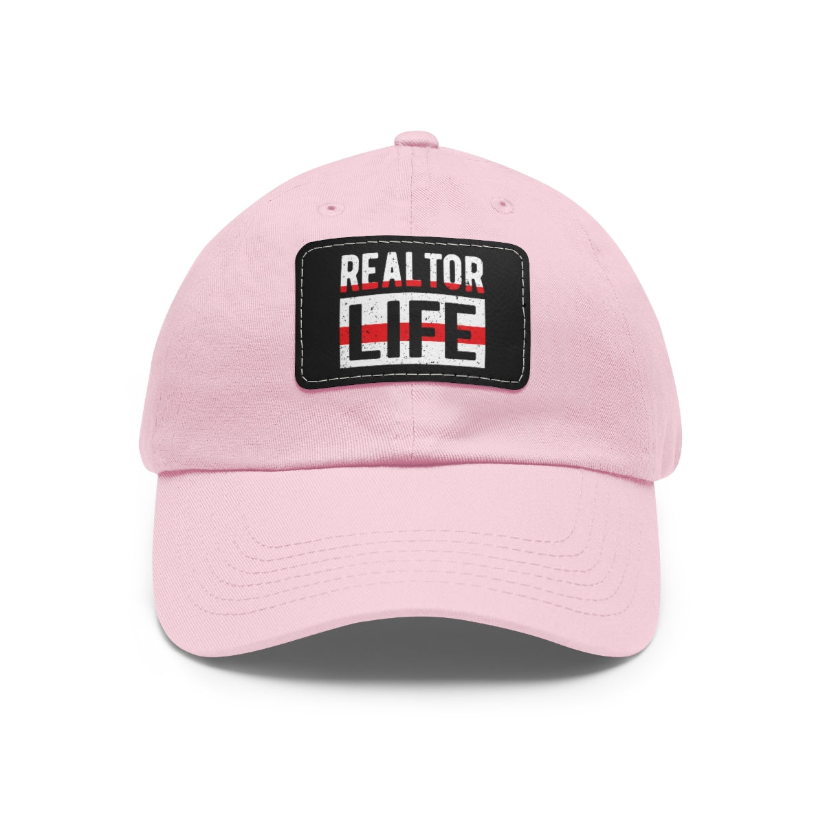 Realtor Life Hat with Leather Patch - ShirtRealtorsWear