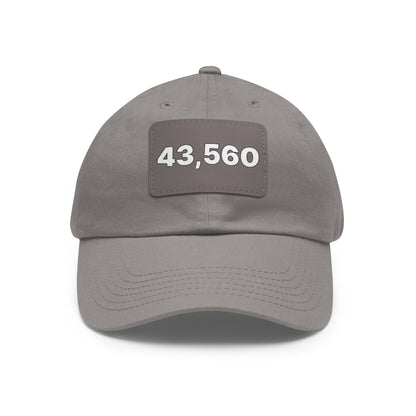 43,560 Hat with Leather Patch