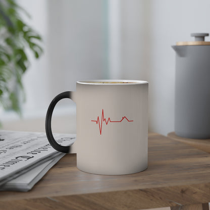 Housebeat Red Color Changing Mug