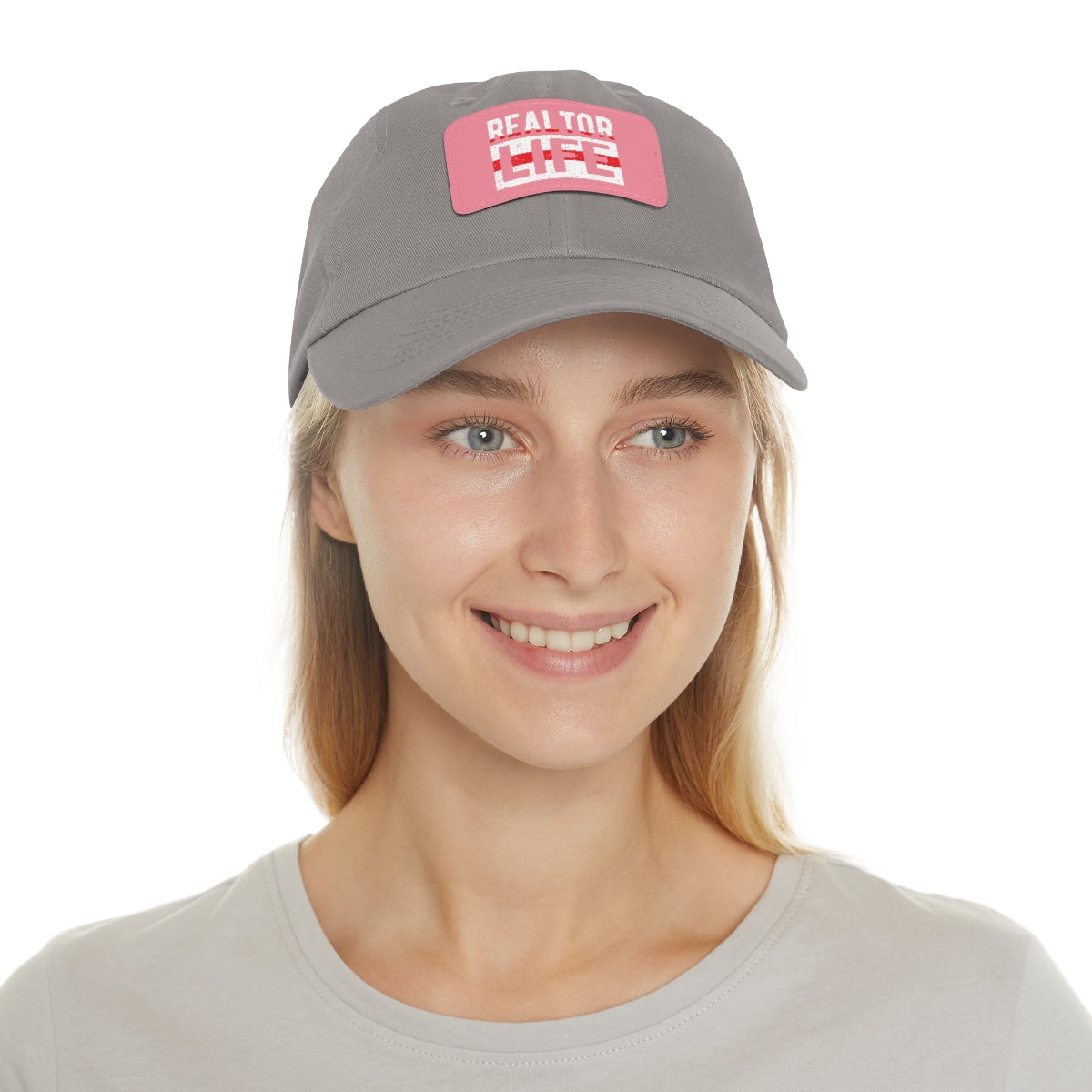 Realtor Life Hat with Leather Patch - ShirtRealtorsWear