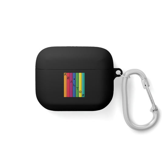 Realtor Colored Bars AirPods Case - Shirty Realtor #shirtyrealtor