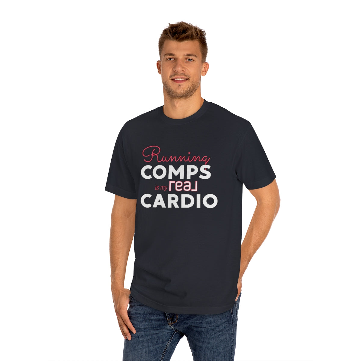 Running Comps REAL PINK Unisex Classic Tee - REAL ESTATE Tease