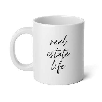 Real Estate Life Elegant Jumbo Mug