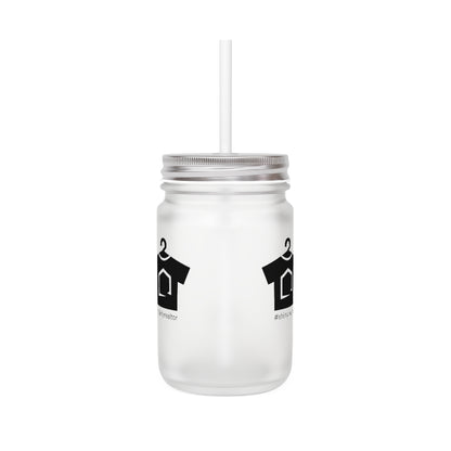 ShirtyRealtor Black Logo Mason Jar