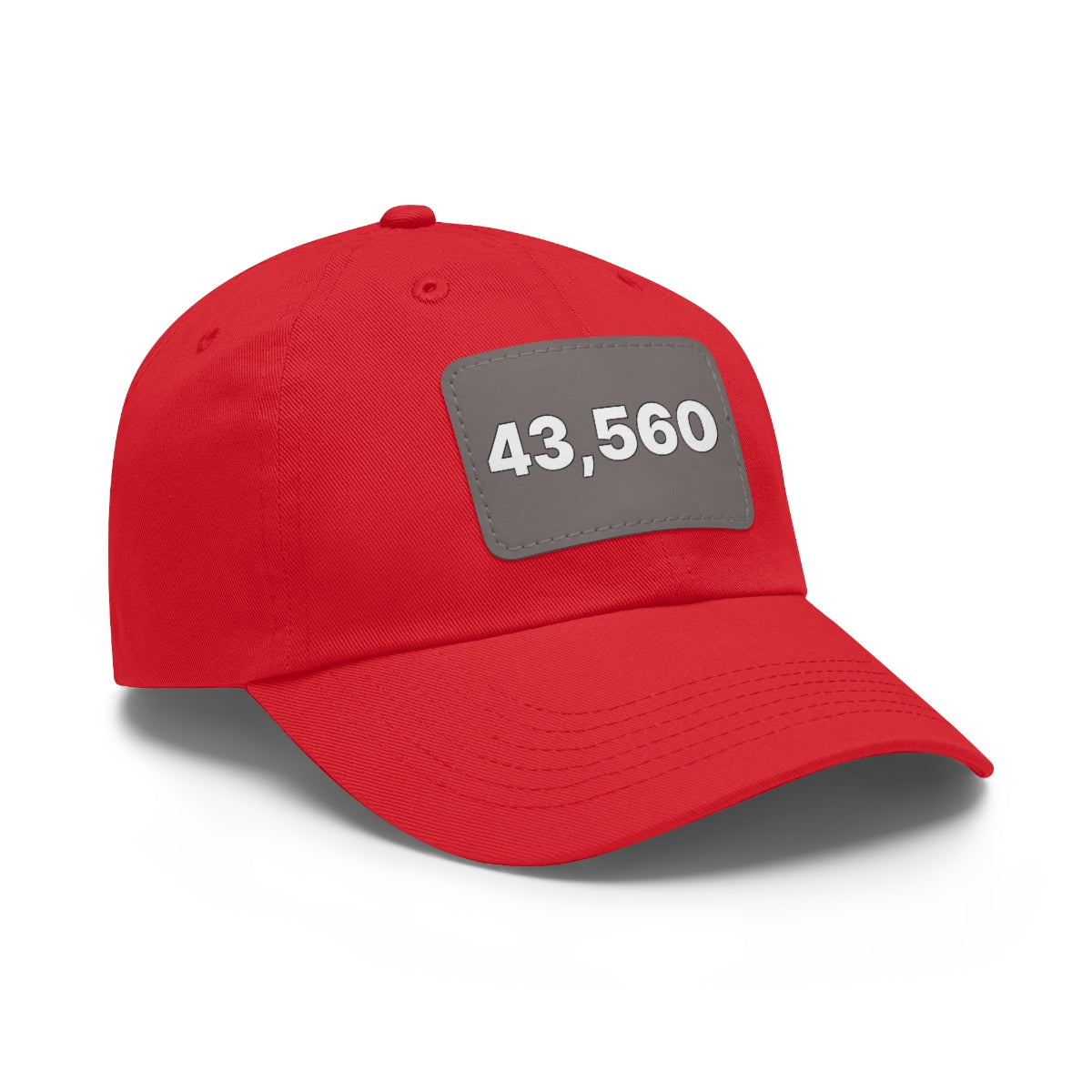 43,560 Hat with Leather Patch