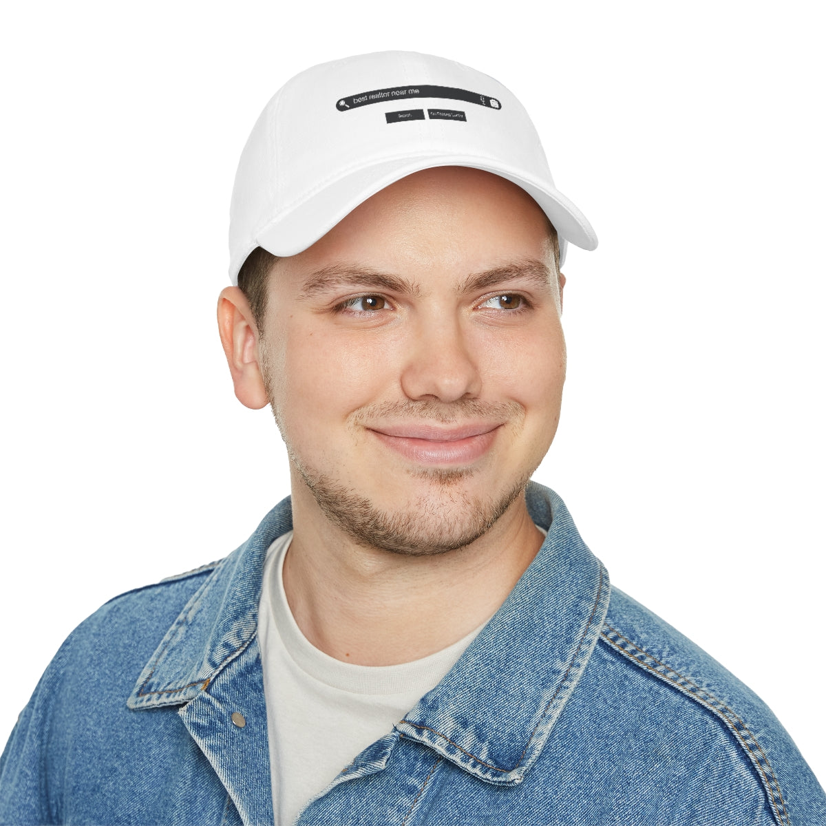 Search Best Realtor Near Me Low Profile Baseball Cap - ShirtRealtorsWear