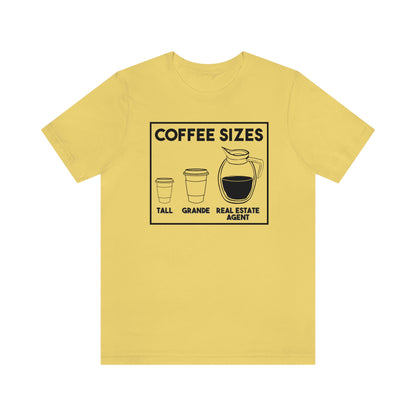 Coffee Sizes for Real Estate Agents