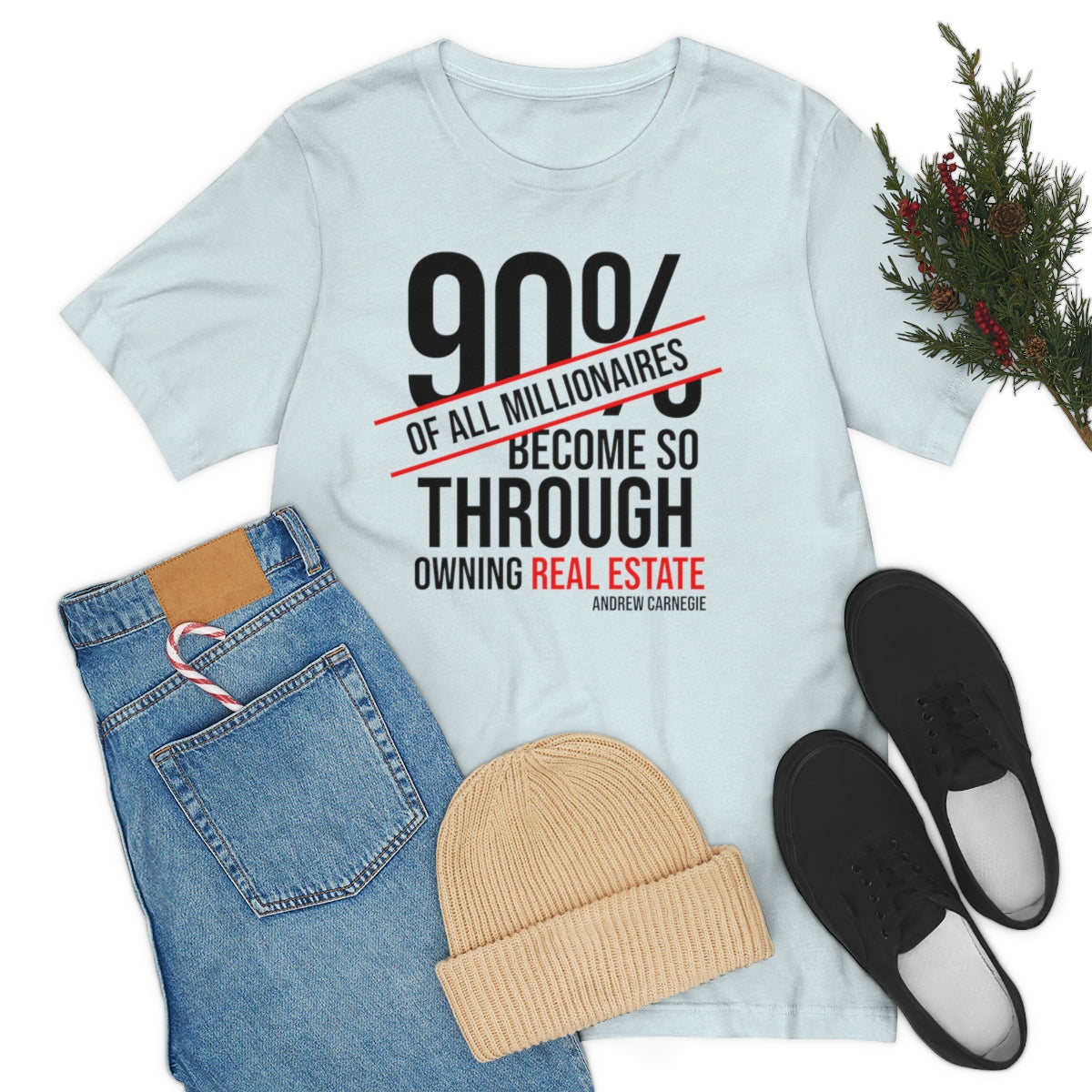 90 Percent of Millionaires - ShirtRealtorsWear