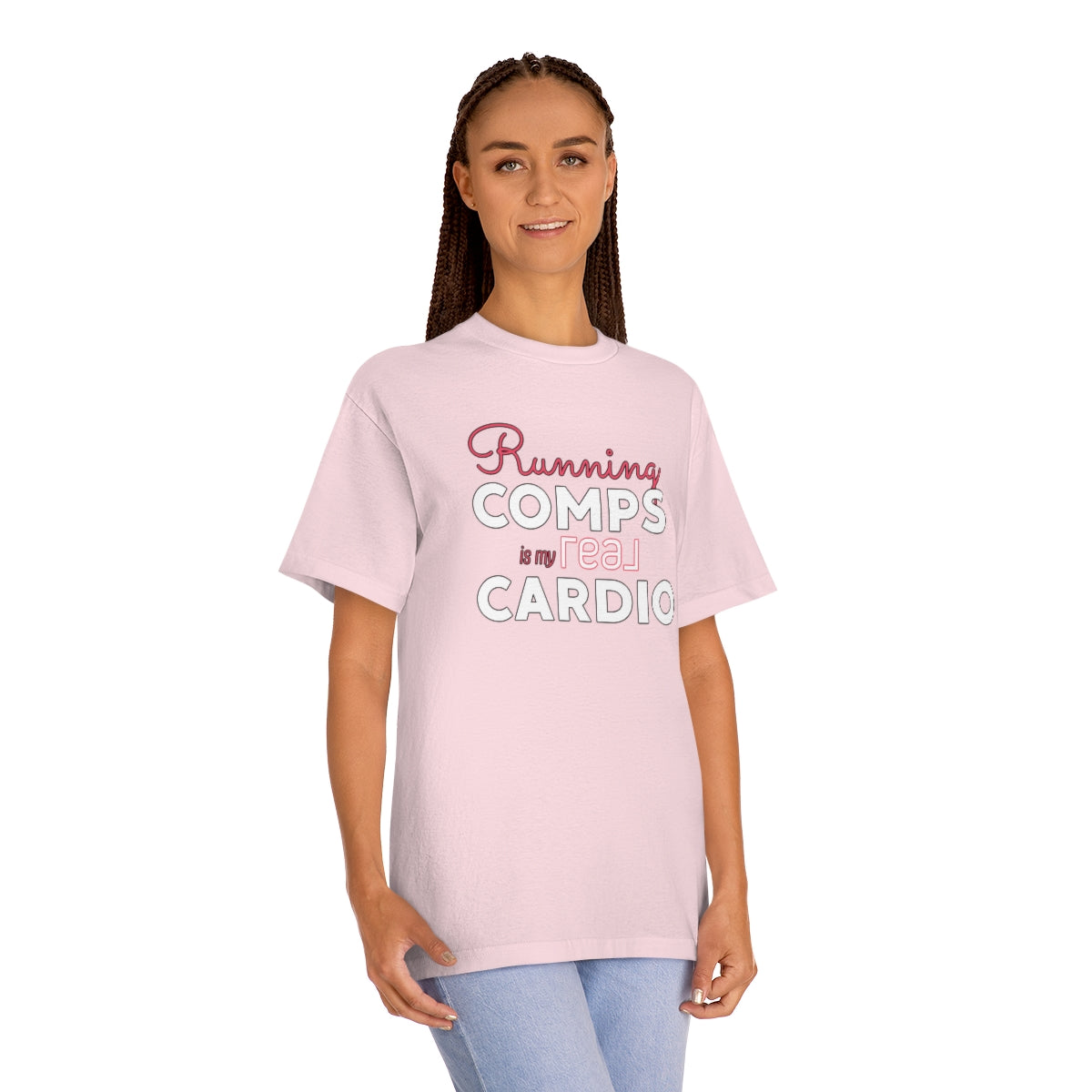 Running Comps REAL PINK Unisex Classic Tee - REAL ESTATE Tease