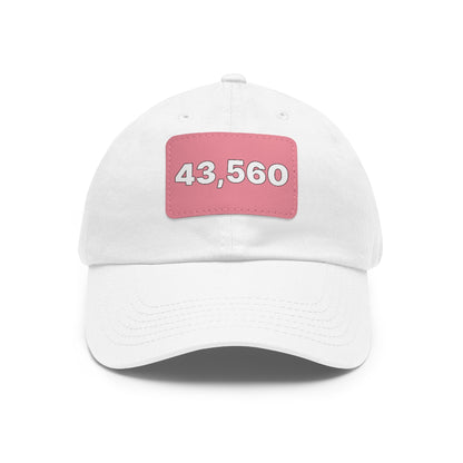 43,560 Hat with Leather Patch