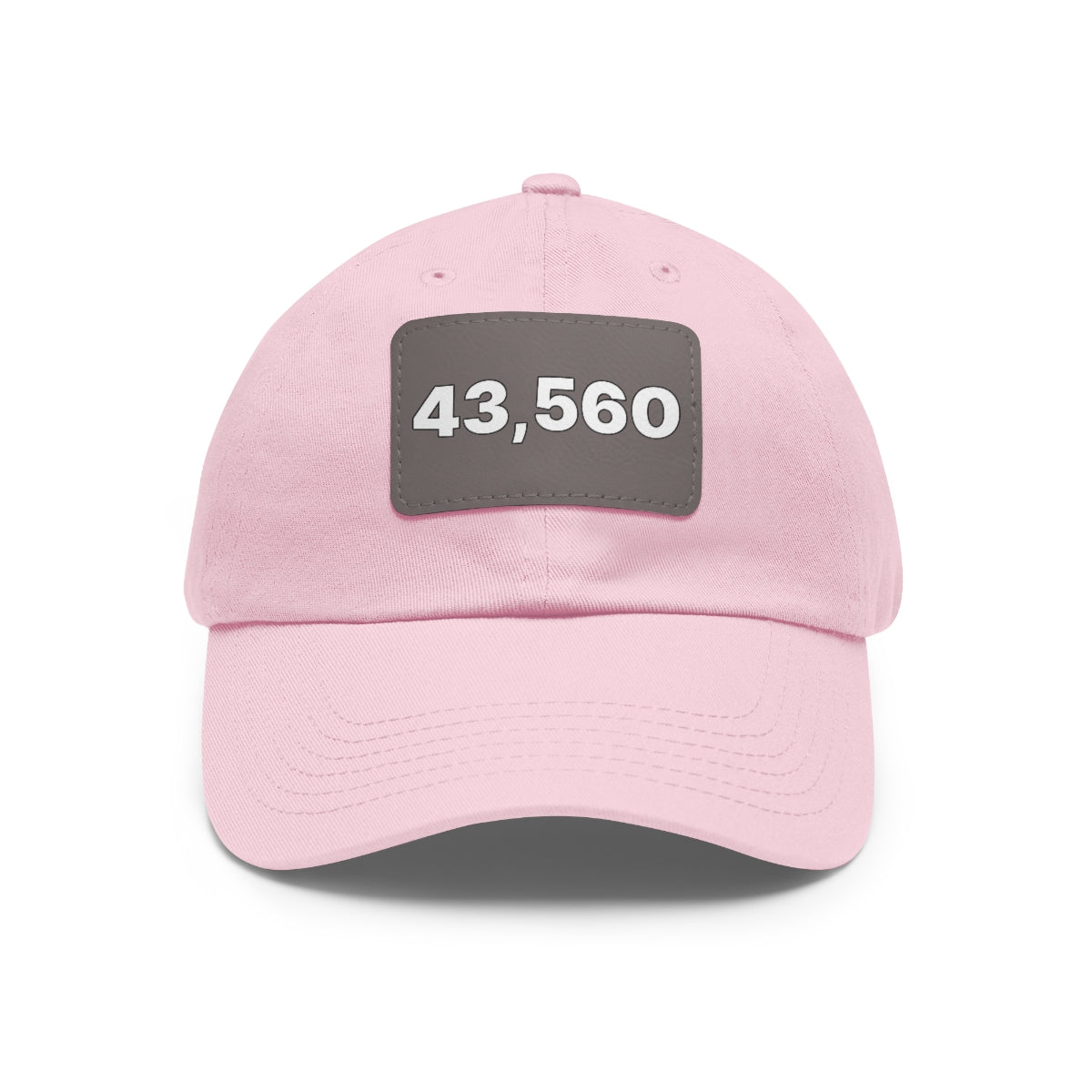 43,560 Hat with Leather Patch