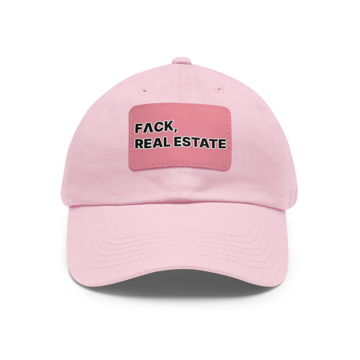 FACK Real Estate Hat with Leather Patch