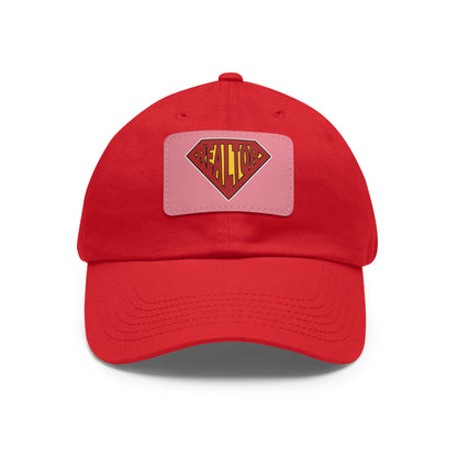 Super Realtor Hat with Leather Patch