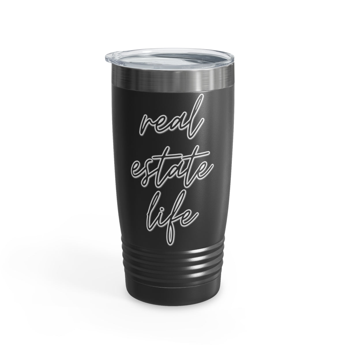 Real Estate Life Elegant Ringneck Tumbler