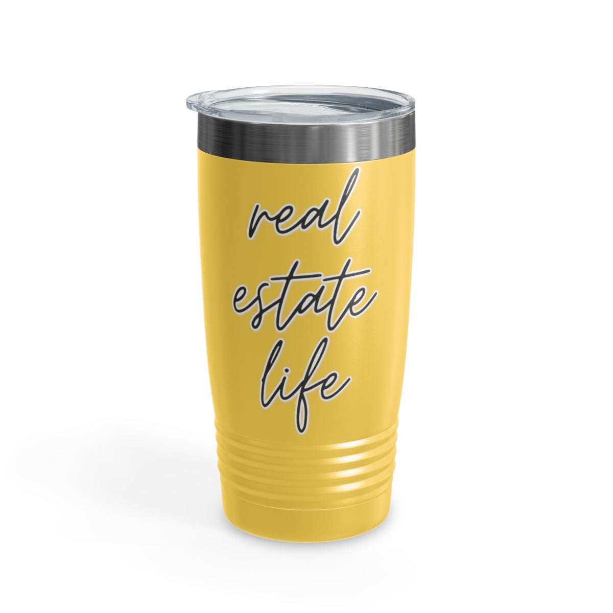 Real Estate Life Elegant Ringneck Tumbler