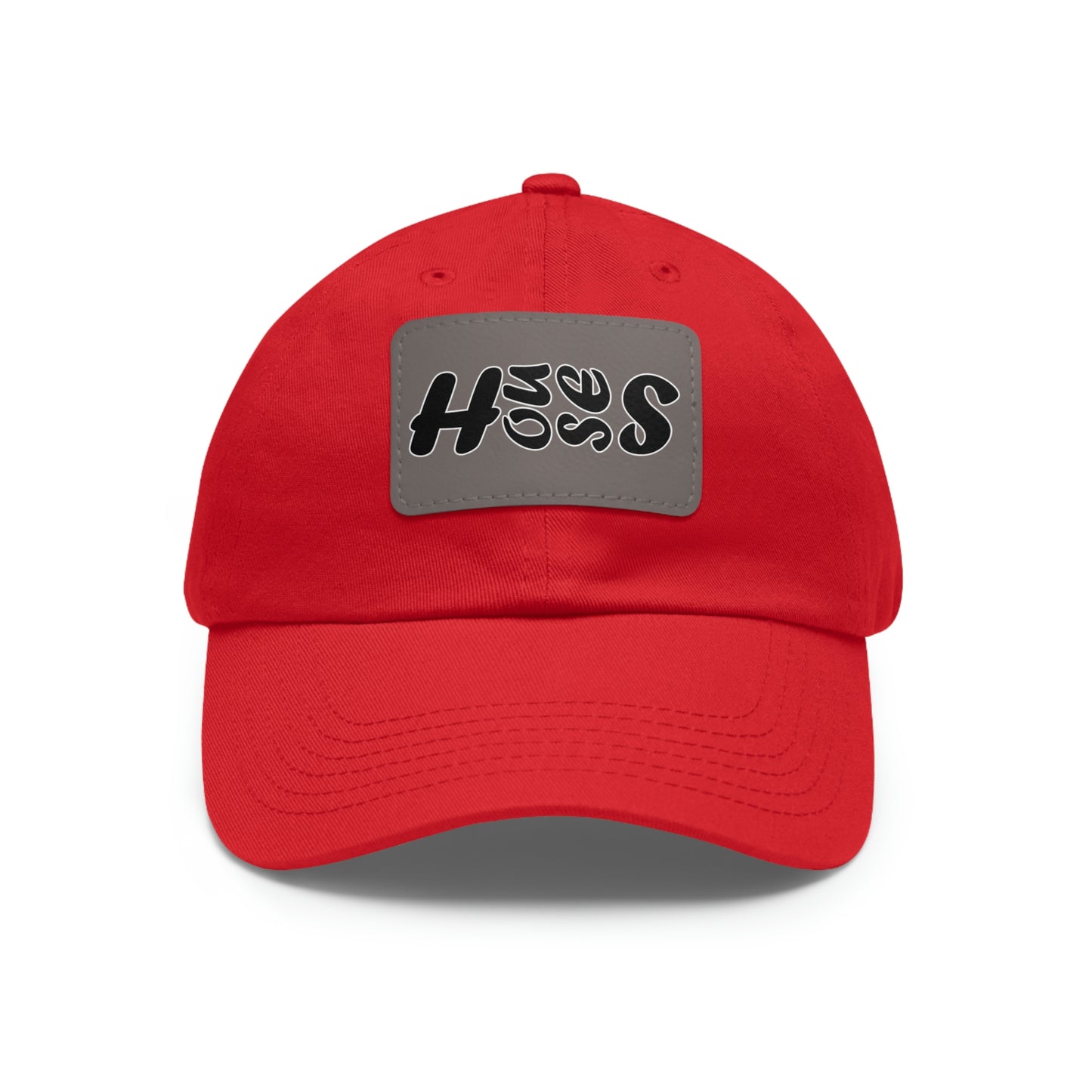 Houses Side-Scroll Bold Hat with Leather Patch