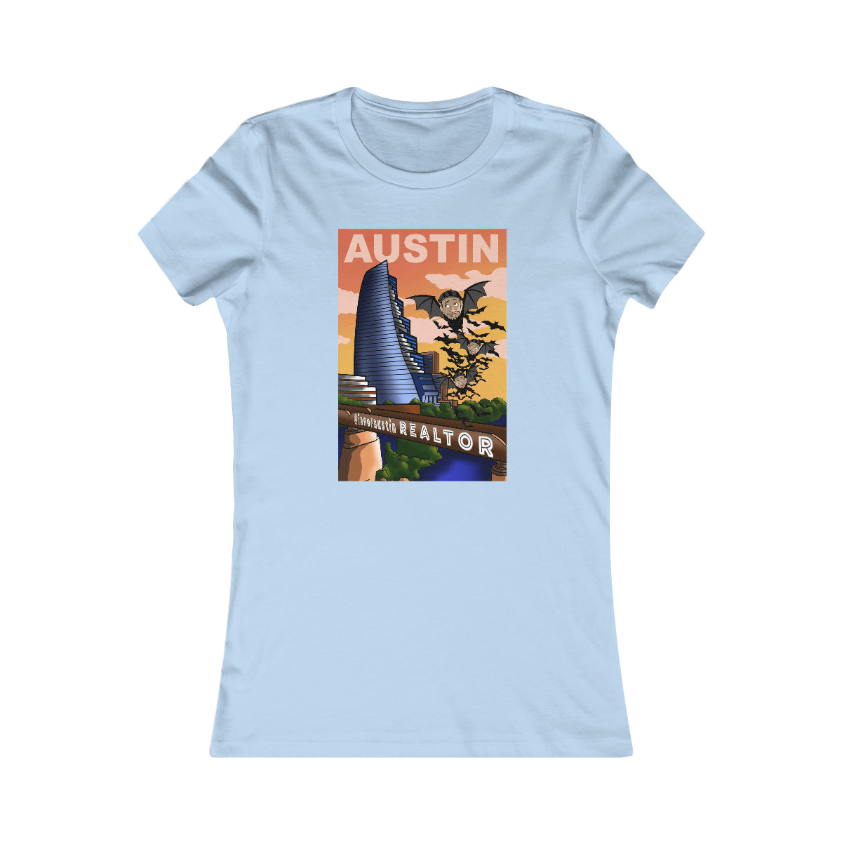 Austin Bat Bridge Women's Favorite Tee #ianofaustin