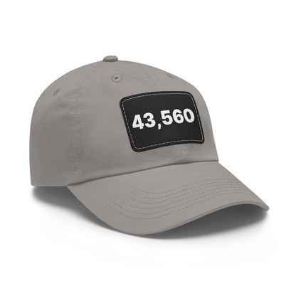 43,560 Hat with Leather Patch