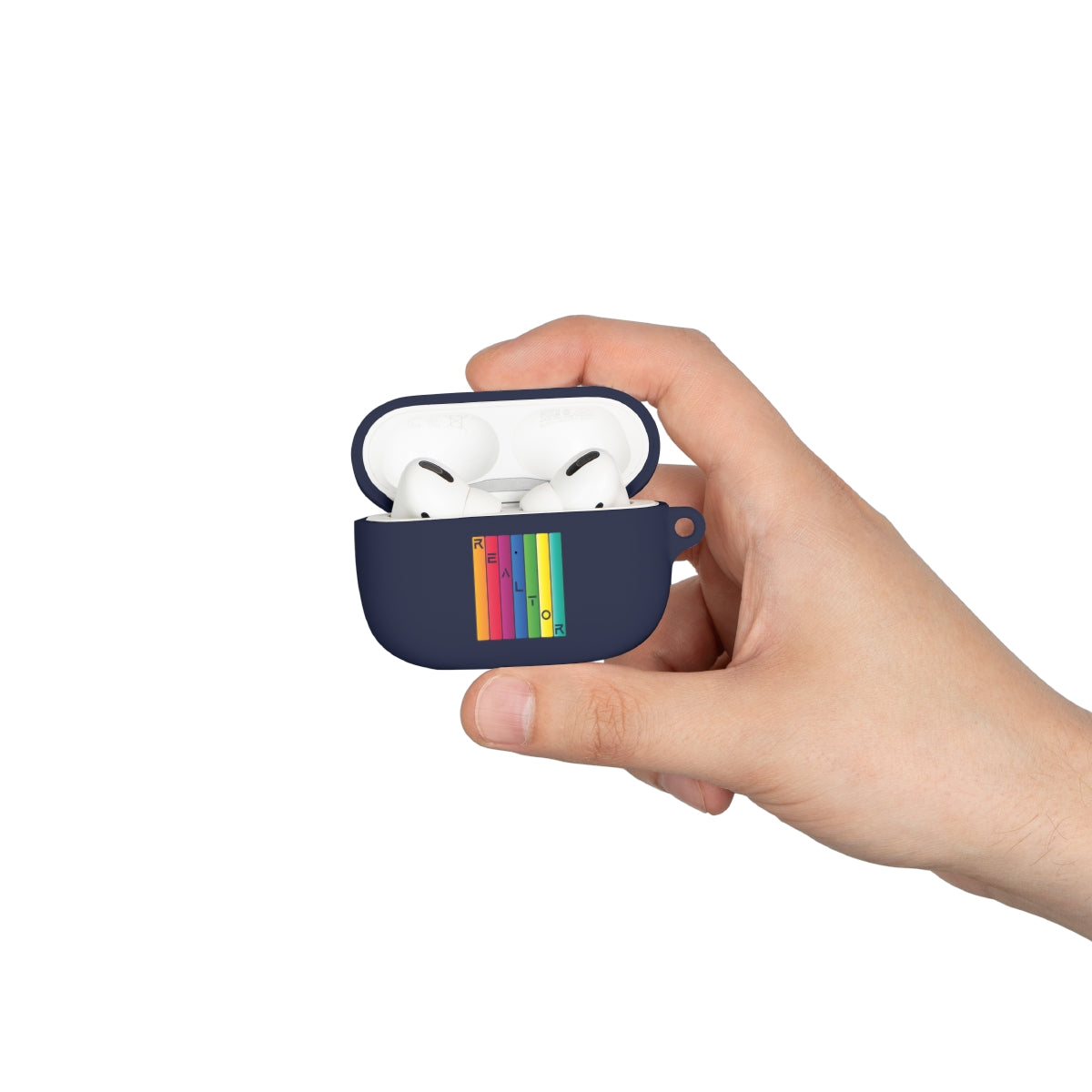 Realtor Colored Bars AirPods Case - Shirty Realtor #shirtyrealtor