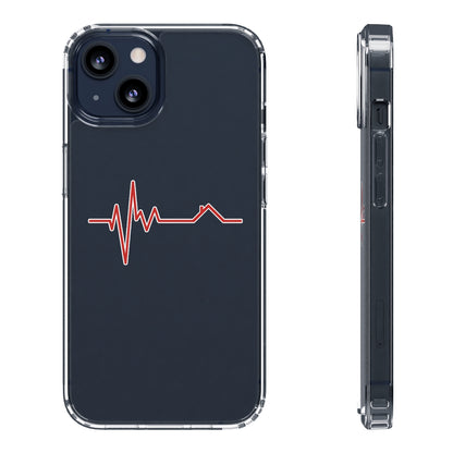 Housebeat Red Clear Phone Case