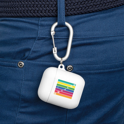 Realtor Colored Bars AirPods Case - Shirty Realtor #shirtyrealtor