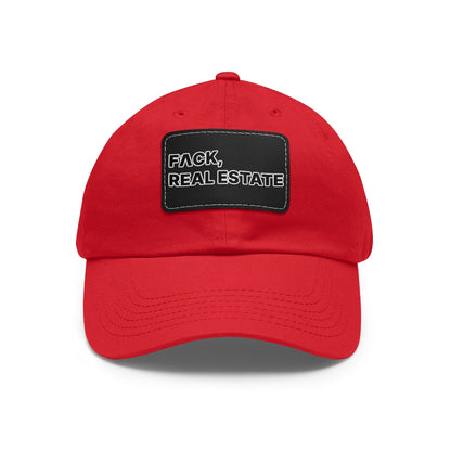 FACK Real Estate Hat with Leather Patch