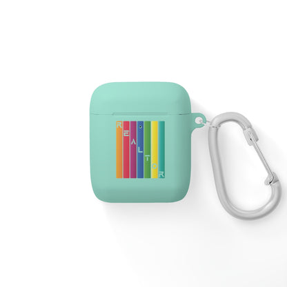 Realtor Colored Bars AirPods Case - Shirty Realtor #shirtyrealtor