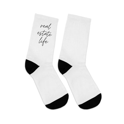 Real Estate Life Elegant Socks