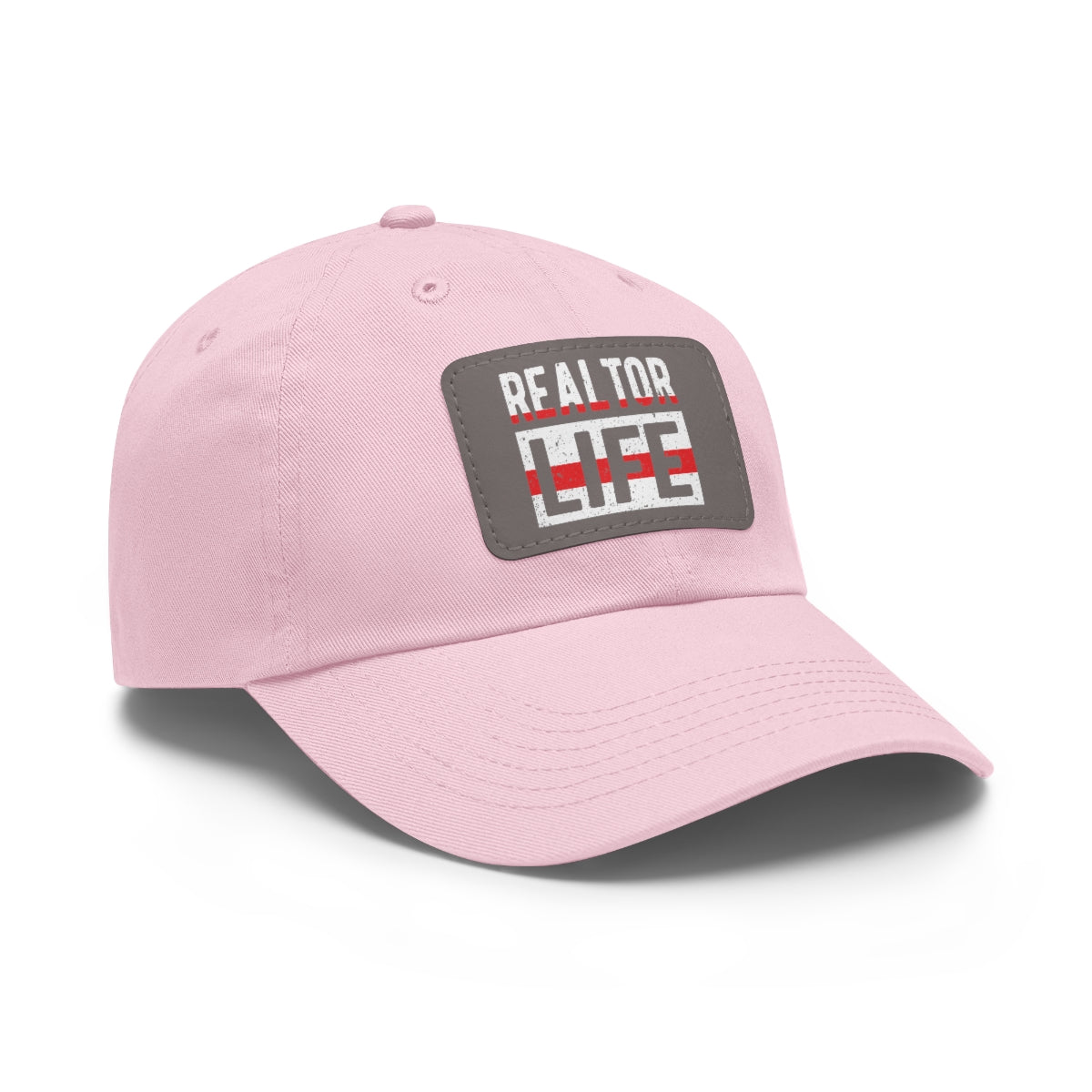 Realtor Life Hat with Leather Patch - ShirtRealtorsWear