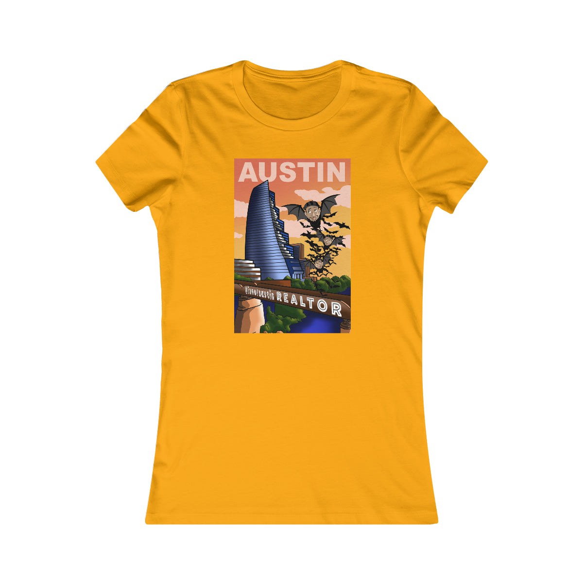 Austin Bat Bridge Women's Favorite Tee #ianofaustin