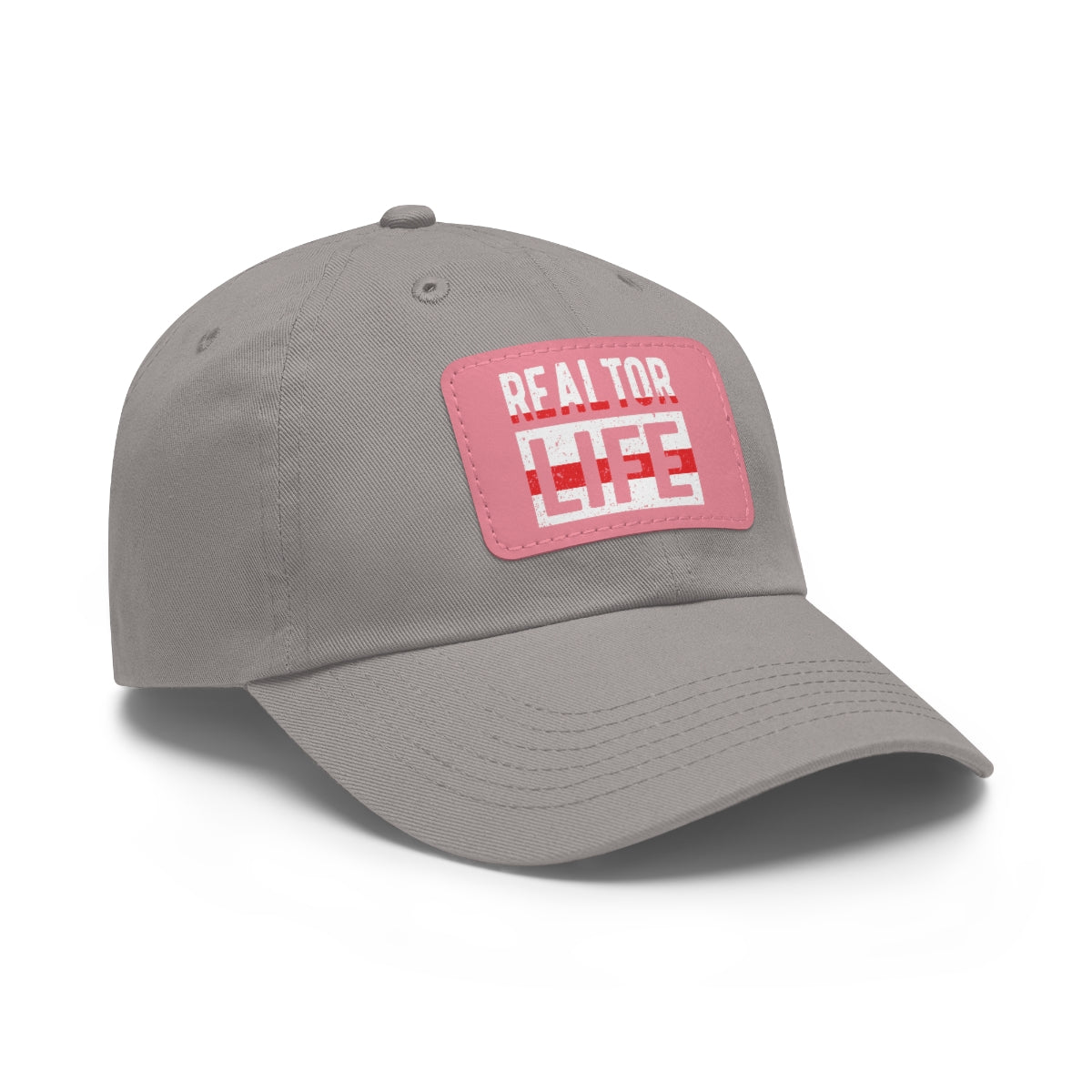 Realtor Life Hat with Leather Patch - ShirtRealtorsWear