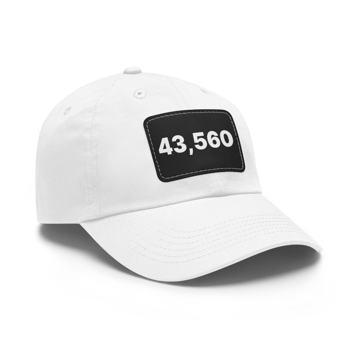 43,560 Hat with Leather Patch