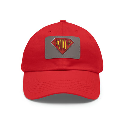 Super Realtor Hat with Leather Patch