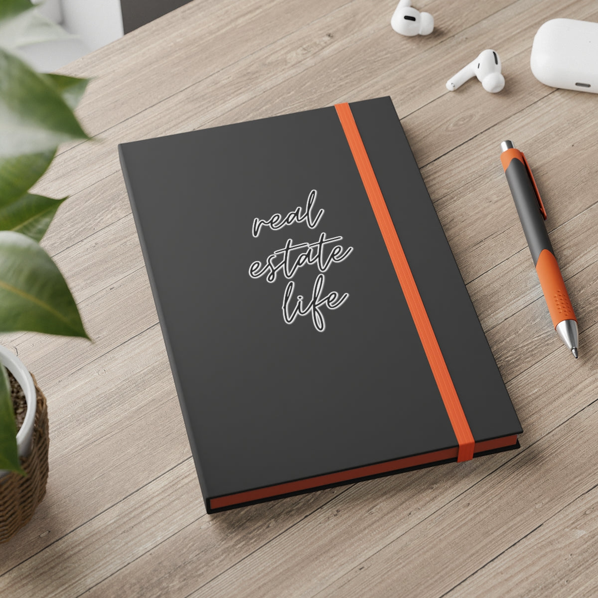 Real Estate Life Elegant Ruled Notebook