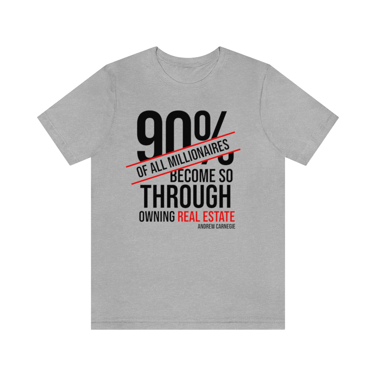 90 Percent of Millionaires - ShirtRealtorsWear