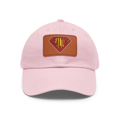 Super Realtor Hat with Leather Patch