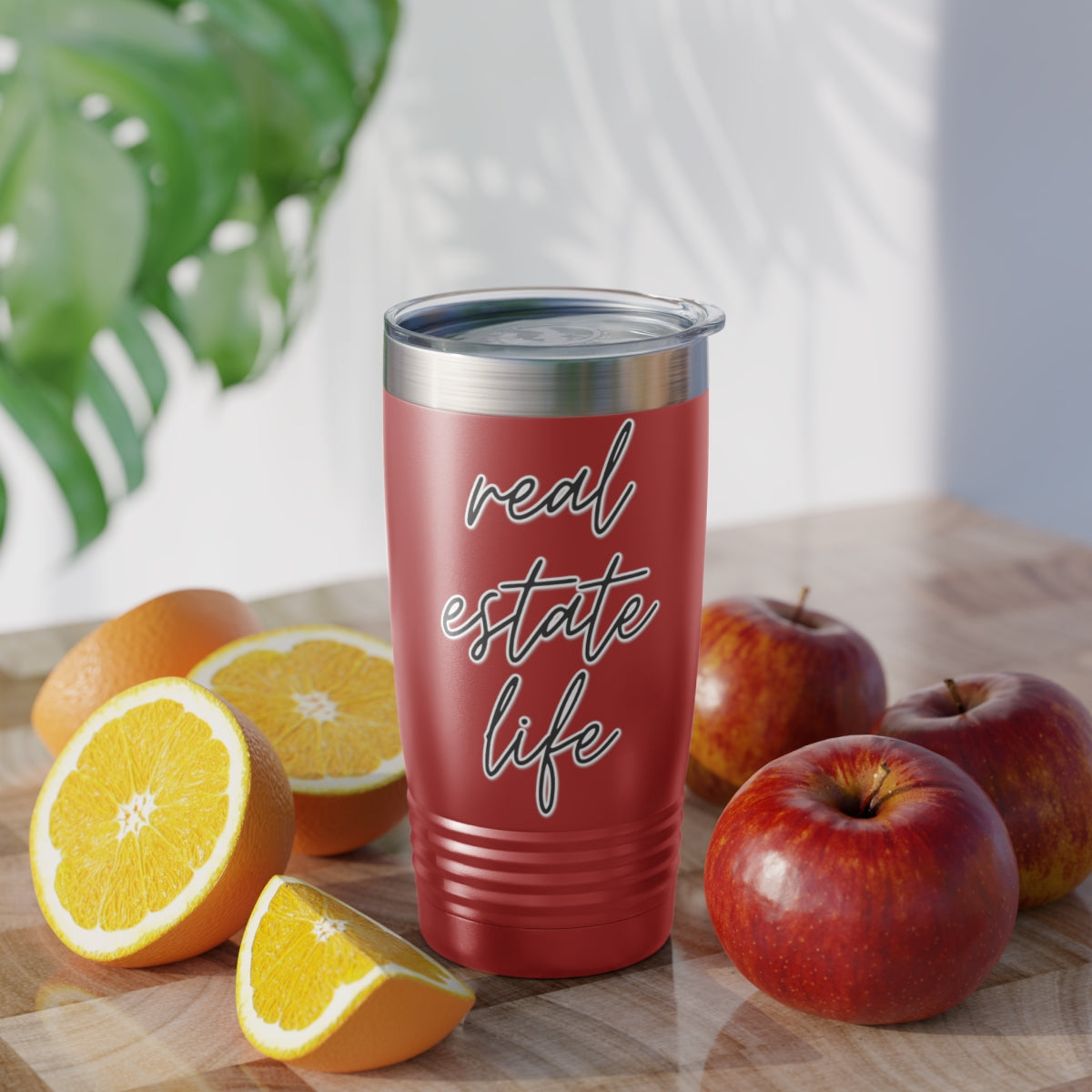 Real Estate Life Elegant Ringneck Tumbler