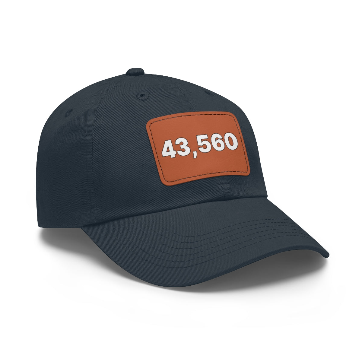 43,560 Hat with Leather Patch