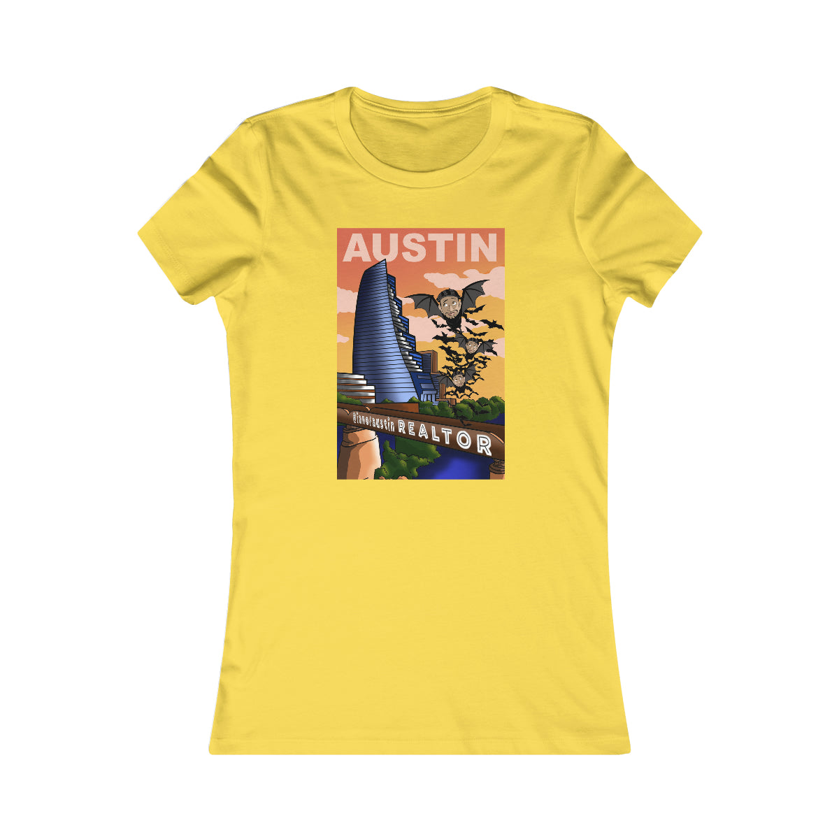 Austin Bat Bridge Women's Favorite Tee #ianofaustin