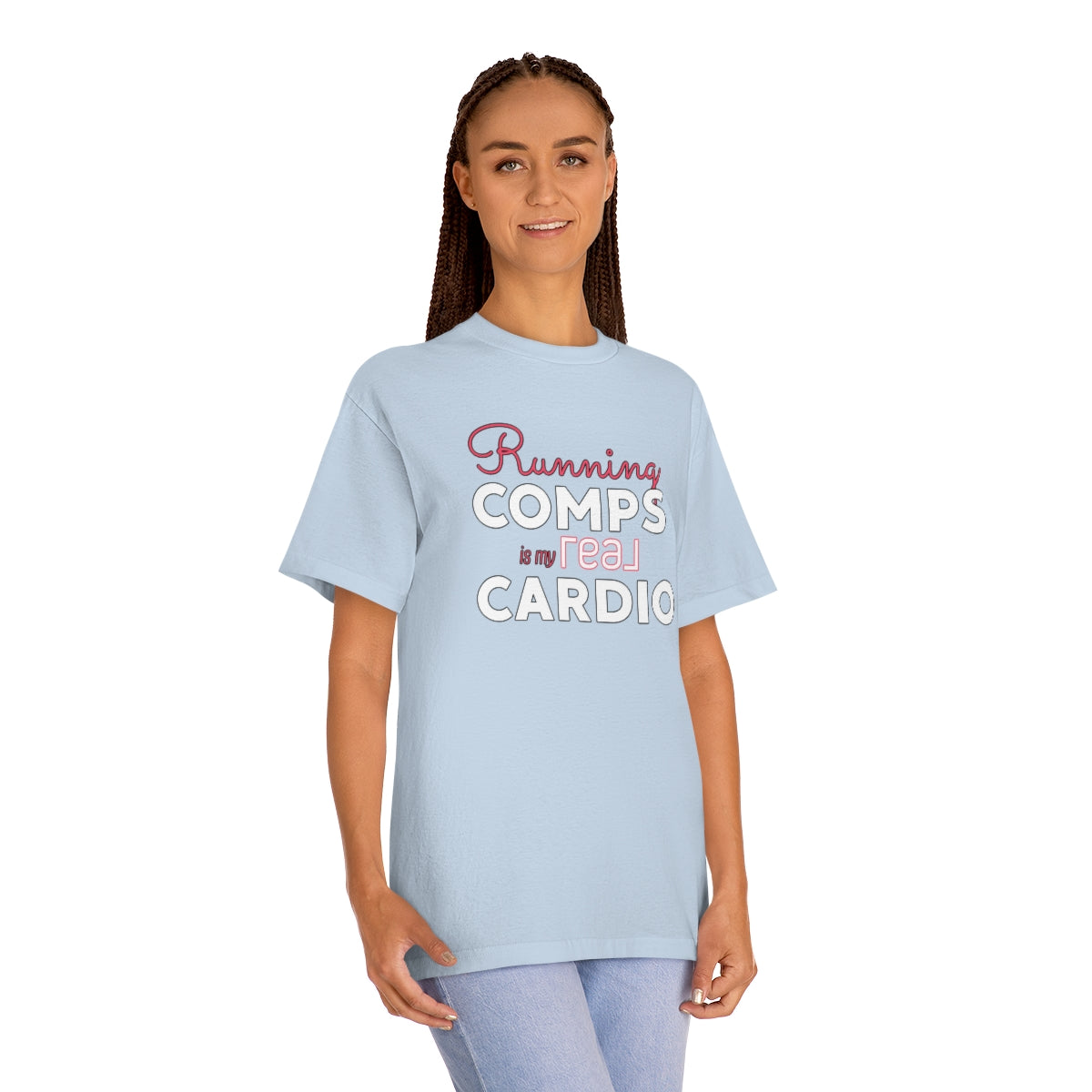 Running Comps REAL PINK Unisex Classic Tee - REAL ESTATE Tease