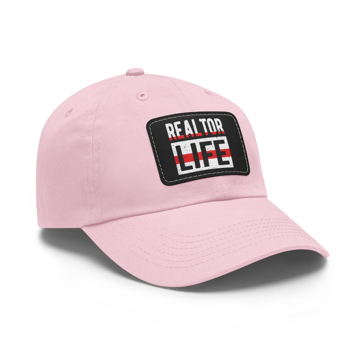 Realtor Life Hat with Leather Patch - ShirtRealtorsWear