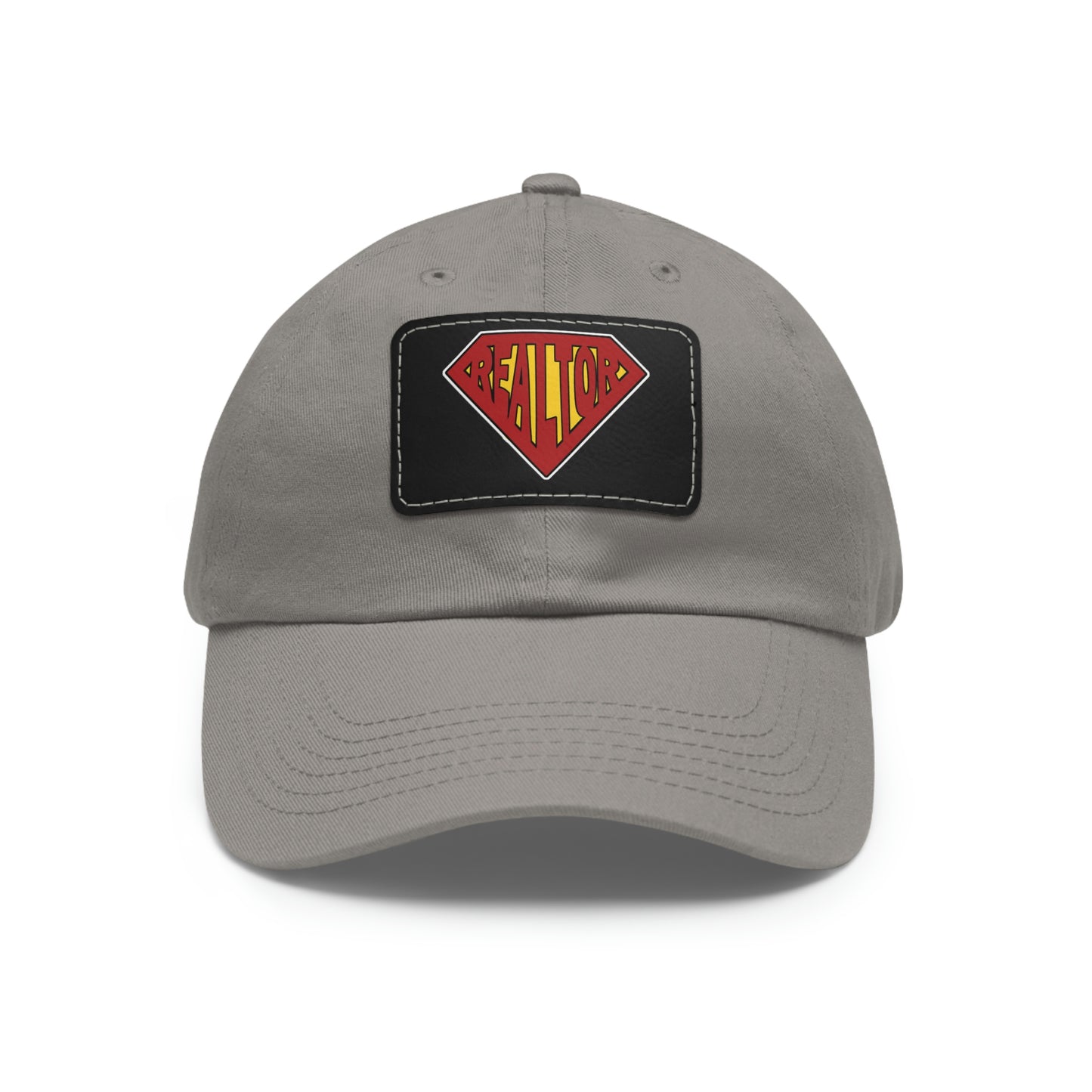 Super Realtor Hat with Leather Patch