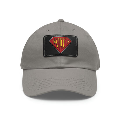 Super Realtor Hat with Leather Patch